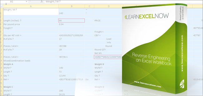 Reverse Engineering an Excel Workbook